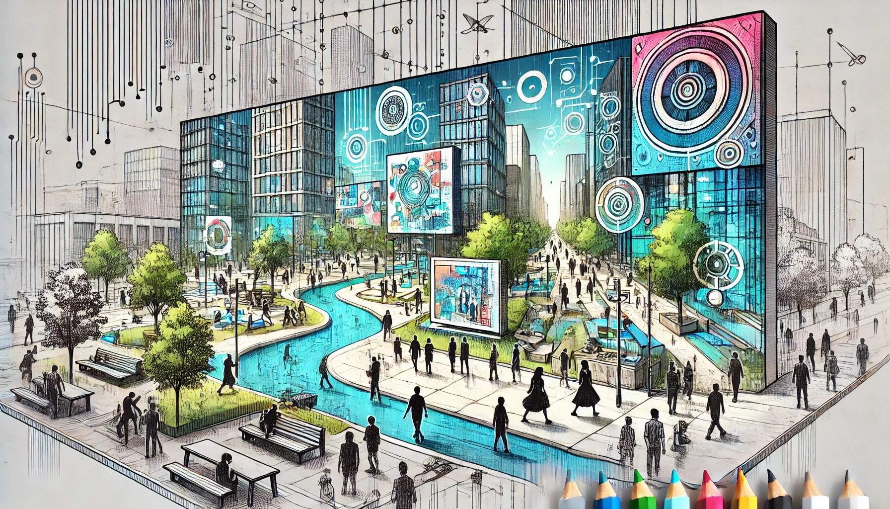 Digital Art in Public Spaces